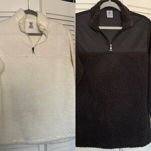 2 Athletic Works Sherpa Pullovers